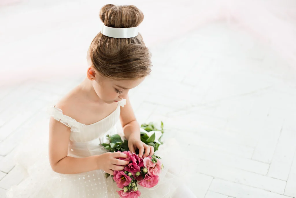 kids wedding hairstyle