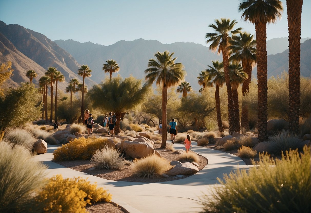 Families explore Palm Springs: hiking trails, desert wildlife, and interactive museums